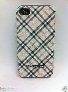 BODY GLOVE SNAP ON PLAID SHELL FOR APPLE IPHONE 4  