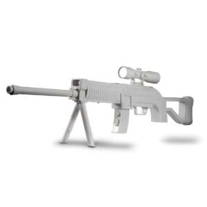   Wii Lightgun Sniper Gewehr Assault Rifle weiss  Games