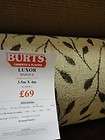 Beige Brown Floral Carpet Remnants Lounge Bedroom Stairs Cheap 3.5 x 