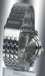   Mens SEIKO PRESAGE SAPPHIRE Auto Silver Dial, Steel Bracelet SSA018J1