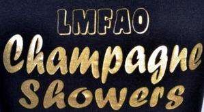LMFAO CHAMPAGNE SHOWERS T SHIRT & GOLD GLITTER S XXL  