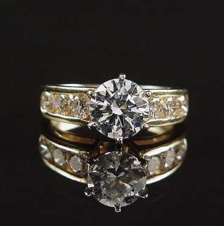   14K Yellow Gold 7Mm .50 Carat Diamond Engagement Ring Mounting  