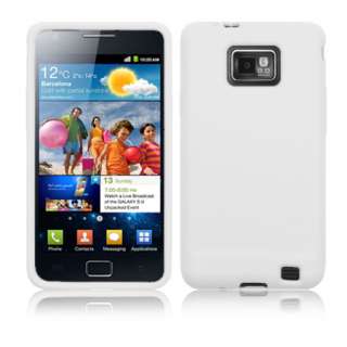   Magic Store   White Silicone Case Cover For Samsung Galaxy S2 i9100
