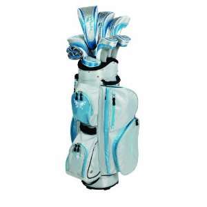 Tour Edge Ladies Moda Silk Champagne Golf Set (1 3 5, 5,6,7 Hybrid/8 