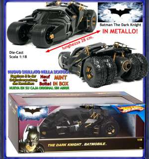 Batman The Dark Knight Batmobile 118 HotWheels diecast  