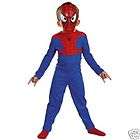 Marvel SPIDERMAN Dress up Fancy Party Costume + mask 5/6/7 yrs new 