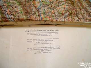   Carte de larmée allemande 1936 Metz Saverne et Alsace