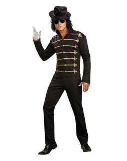   Michael Jackson Black Military Jacket Adult Costume