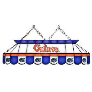   NCAA Florida Gators 40 MVP Full Size Stained Glass Pool Table Lamp