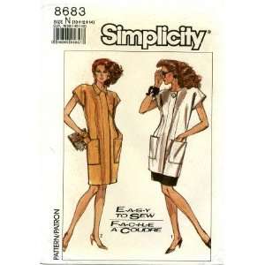  Simplicity 8683 Sewing Pattern Misses Dress or Tunic 
