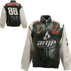 Authentics Dale Earnhardt, Jr. Amp Energy Faux Leather Replica Jacket 