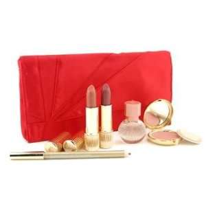 MakeUp Set ( Red Bag ) 1x Signature Shimmer Powder, 2x Lipstick, 1x 