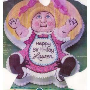  Wilton Cake Pan Cabbage Patch Kids Baby Doll Dolly Cake 