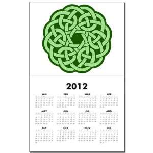 Calendar Print w Current Year Celtic Knot Wreath