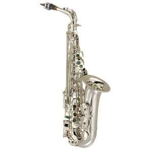   Mauriat PMXA 67RS Alto Sax, Silver Plate, Rolled Tone Hole with Case