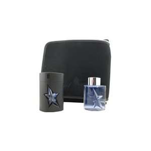 ANGEL by Thierry Mugler EDT SPRAY RUBBER BOTTLE 1.7 OZ & AFTERSHAVE 1 
