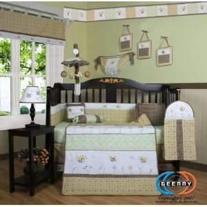  Boutique Brand New GEENNY Bumble Bee 13PCS CRIB BEDDING 