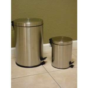   Gallons and A 1.32 Gallons Stainless Steel Trash Bin   Ragalta RTB 022