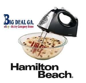 Hamilton Beach Soft Scrape 6 Speed Hand Mixer w/ 7 Attachments (62642E 