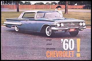 1960 Chevy Chevrolet ORIGINAL Prestige Sales Brochure, Impala Corvette 