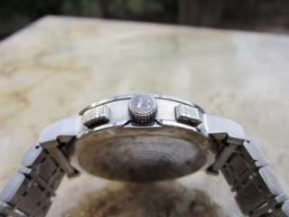 Burberry Mens BU1360 Heritage Black Chronograph Dial Bracelet Watch 