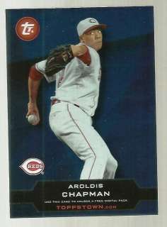 2011 Topps Topps Town # TT 17 Aroldis Chapman  