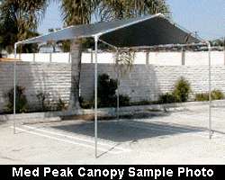 20x20 Heavy Duty Med Peak Canopy Kit  