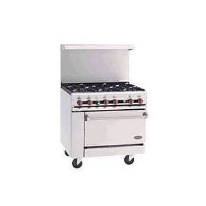  DCS 36 Inch Commercial Range (Six Burners   Oven 