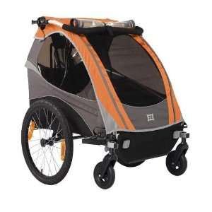  948206SKIT1 D Lite Orange Trailer with 2 Wheel Stroller Kit Baby