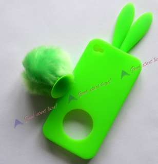 Color Bunny RABITO 3D RABBIT RUBBER TPU Skin Case Cover For Iphone 