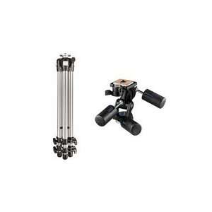  Manfrotto 3001N   Tripod   with Manfrotto 3030 QR PAN TILT 