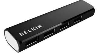 BELKIN USB HUB 4 PORT 2.0 DRUMSTICK POWERED F4U040 PC MAC LAPTOP 
