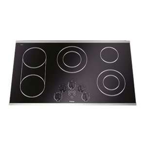   ECTB536FE 36 Electric Ceran Top 5 Burner Cooktop   Black Appliances