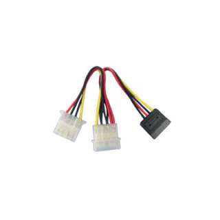 Cable Molex 4 pin Male to SATA Power Female and Molex  