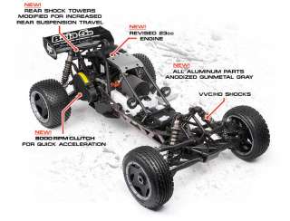The Baja 5B 2.0 has several great new features and standard parts 