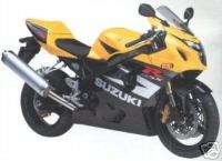 SUZUKI TOUCH UP PAINT KIT 04 GSXR750 BLACK AND YELLOW.  