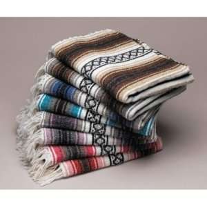 Acrylic Blanket Throw Weaving Wholesale 54X70 Mexican Bed Cover 