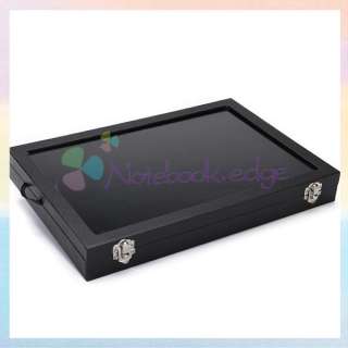   Pair Cufflinks/Ring/ Jewelry Display Holder Organizer Case Box  