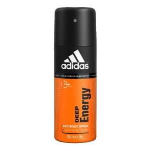 Adidas Body Deodorant Spray 4oz ~ DEEP ENERGY ~ (1/ea 