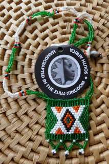 Africa Jewelry Zulu Love Letter Bead Pendant Necklace A  