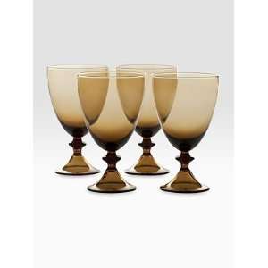   Home High Rise Red Wine Glasses, Set of 4   Amber
