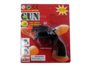   GUN Toy Pistol   Fires 8 Shot Ring Caps   38 Detective Special  