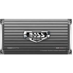 Boss ARMOR AR1600.4 Car Amplifier   160 W @ 4 Ohm   @ 2 Ohm1600 W PMPO 