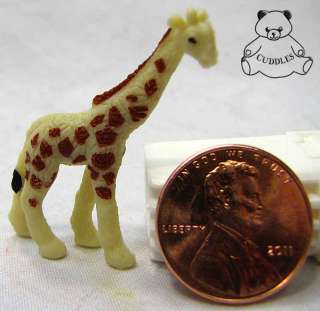 Giraffe Animal Safari Ltd Good Luck Mini Realistic Soft Plastic 