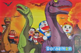Doraemon Robot Japanese Cartoon Poster Anime Dinosaur  