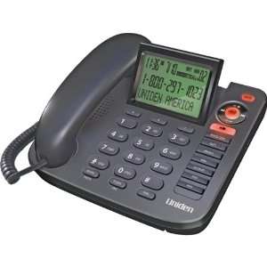   UNIDEN 1380BK DESKTOP CALLER ID CORDED PHONE (WITH ANSWERING SYSTEM