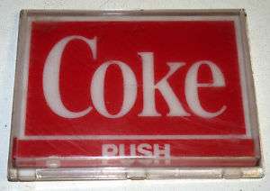 Vintage Coca Coke Machine large Push Button Part  