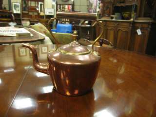 Antique 18th Century Copper Tea Kettle  