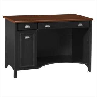   Stanford 48 W Wood Antique Black Computer Desk 042976539184  