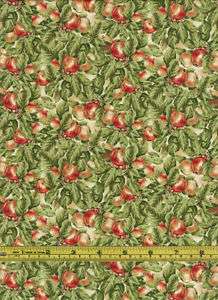 Autumn Harvest Friend Ripe Apple Cotton Fabric Spectrix  